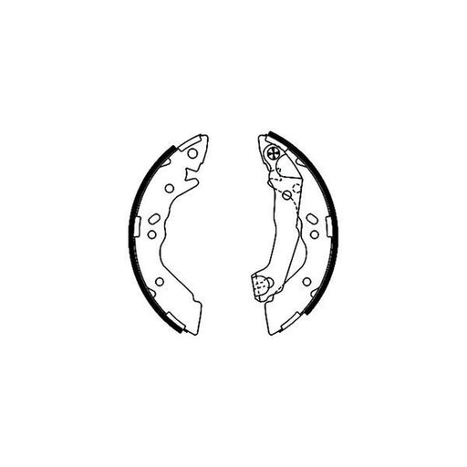 Mintex Brake Shoe Set Axle Kit MFR439