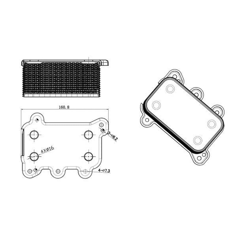 NRF Engine Oil Cooler 31850