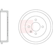 Apec Brake Drum Assembly Rear DRM9216