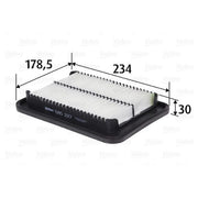 Valeo Engine Air Filter 585227