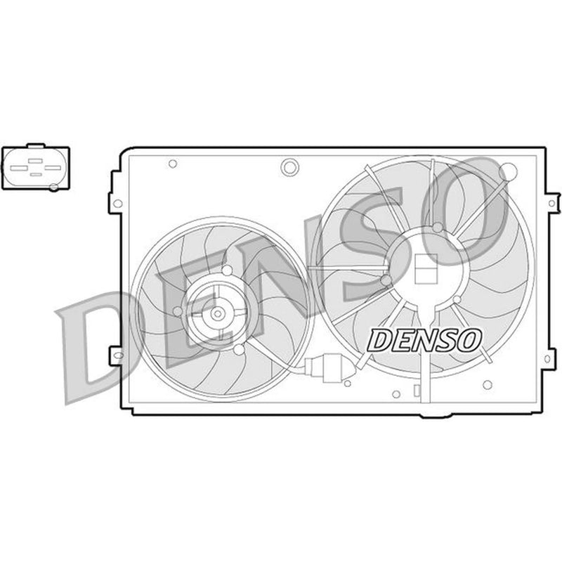 Denso Engine Cooling Fan DER32011