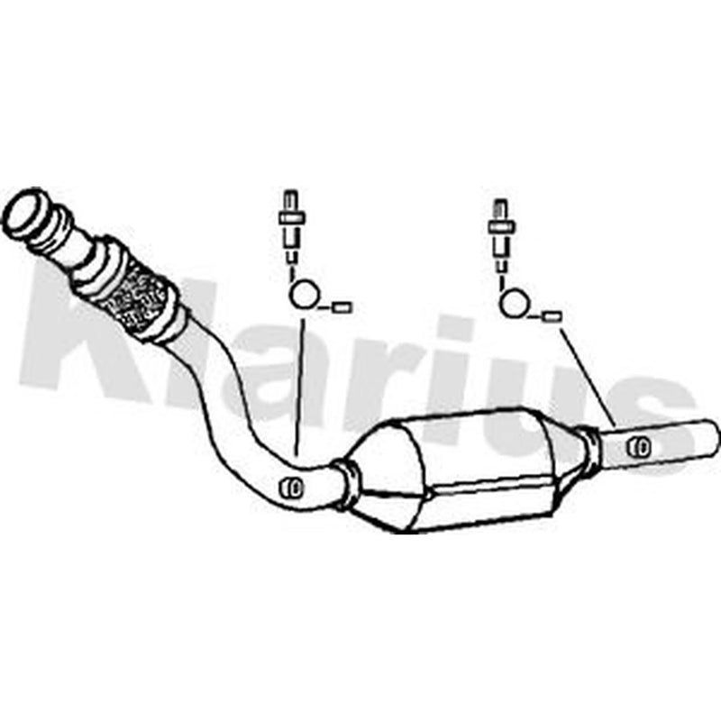 Klarius Catalyst Type Approved With Pipe 322602