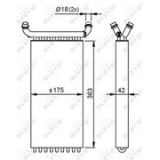 NRF Heater Matrix Core Heat Exchanger 54293