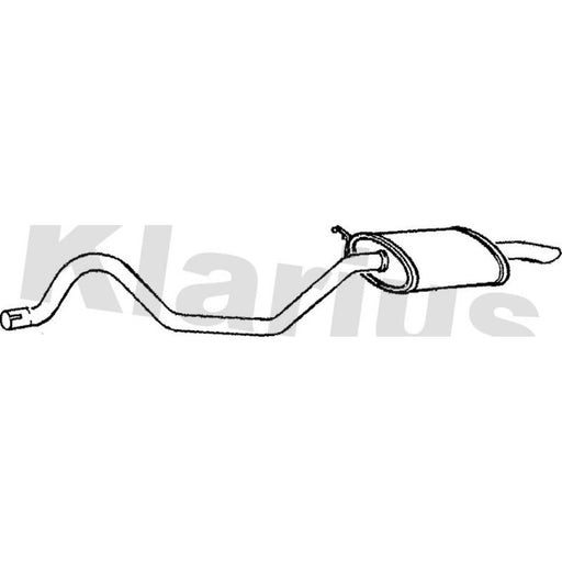 Klarius Box With Tail Pipe Rear LR154W