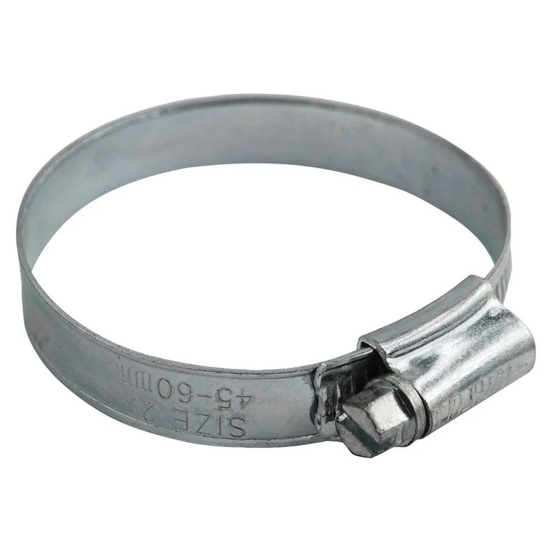 Faithfull 2X Hose Clip - Zinc MSZP 45 - 60mm - FAIHC2XB