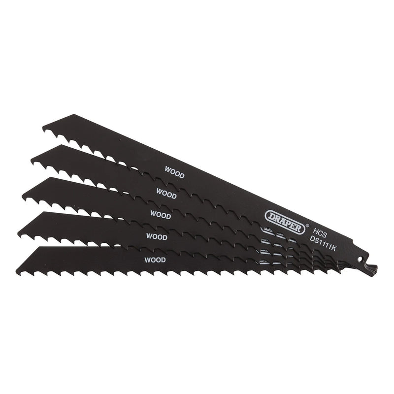 Draper Reciprocating Saw Blades for Wood and Plastic Cutting