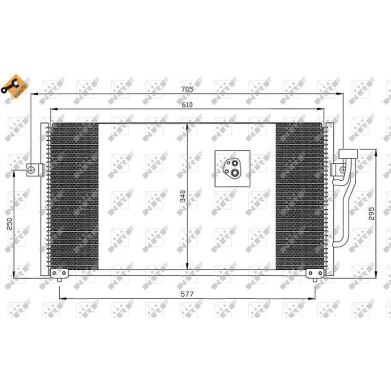 NRF Air Conditioning Condenser 35293