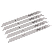 Draper Bi-metal Reciprocating Saw Blades 225mm 18tpi (Pack of 5)