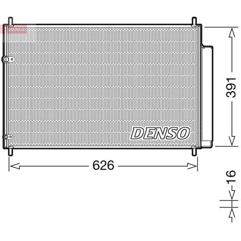 Denso Air Conditioning Condenser DCN50041