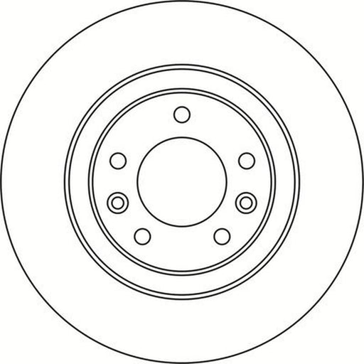 Abtex 2 x Solid Rear Brake Discs BD1893S