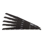 Draper Reciprocating Saw Blades 240mm 5tpi Pack of 5