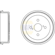 NAPA Brake Drum Assembly Rear NDR1055