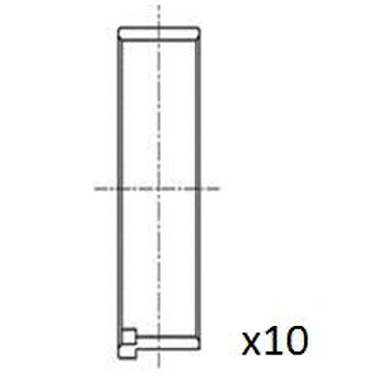 FAI Big End Bearing Set 53. BB2075-STD