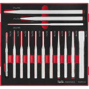 Teng Tools Punch & Chisel Set FOAM2 14 Pieces