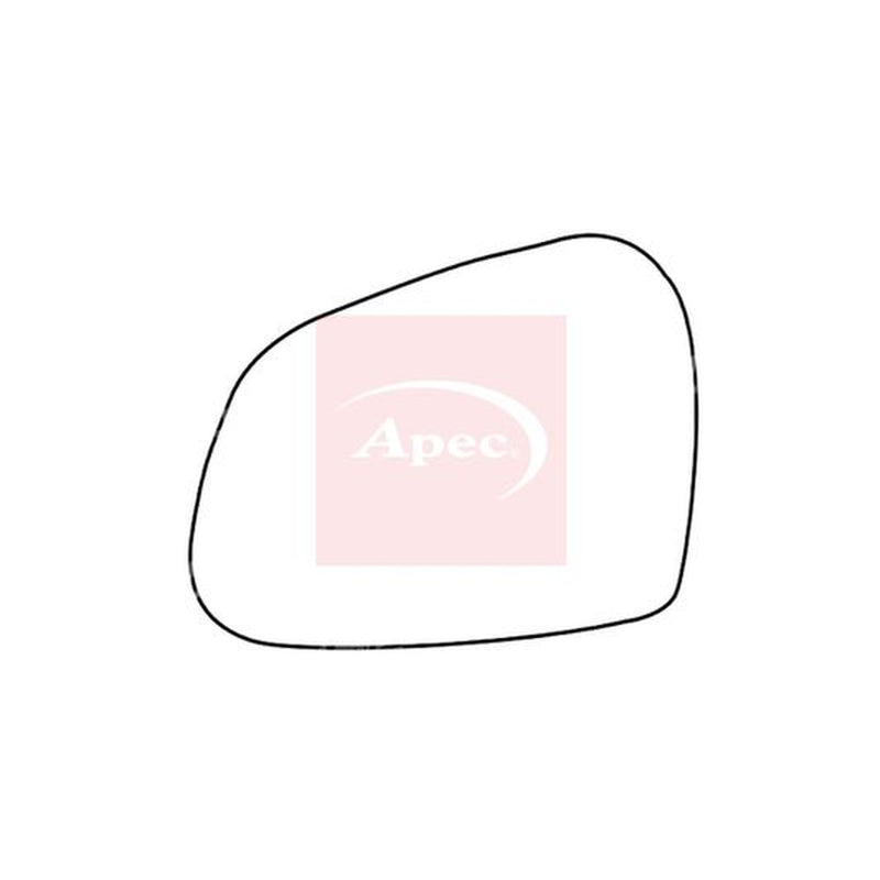 Apec Exterior Wing Mirror Glass Left AMS2675