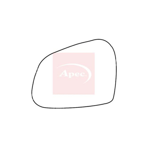 Apec Exterior Wing Mirror Glass Left AMS2675