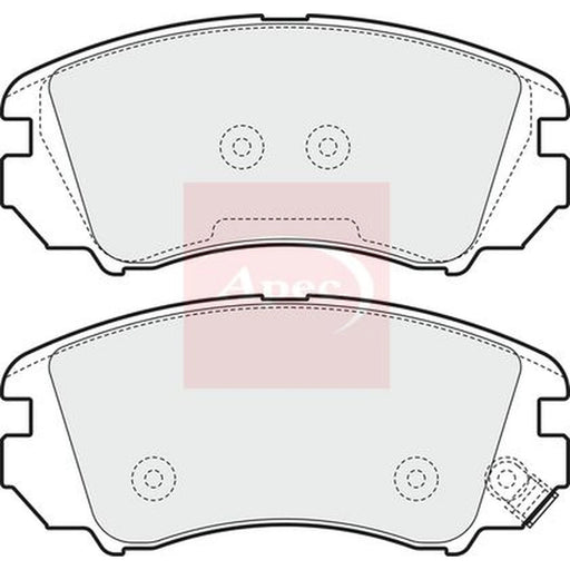 Apec Front Brake Pad Set PAD1553