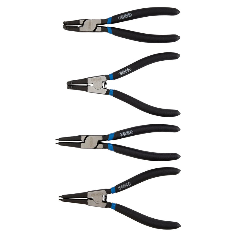 Draper Circlip Pliers Set (4 Piece) Chrome Nickel Steel