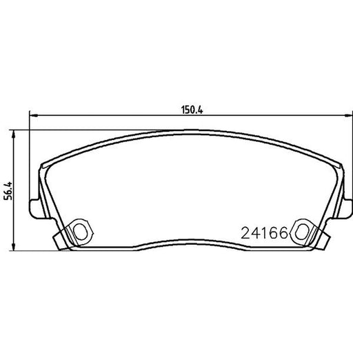 Mintex Front Brake Pad Set MDB2697