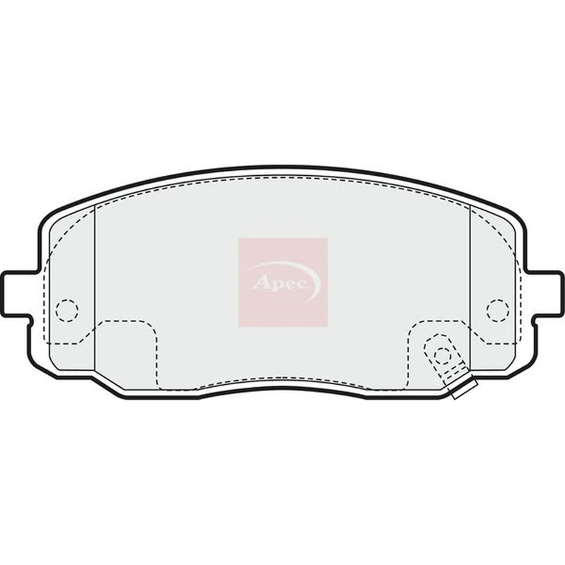 Apec Front Brake Pad Set PAD1458