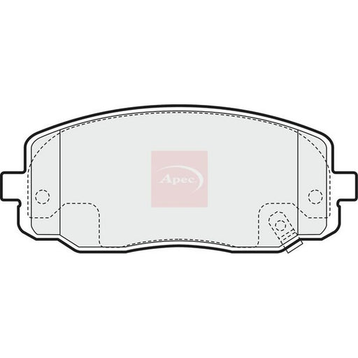 Apec Front Brake Pad Set PAD1458