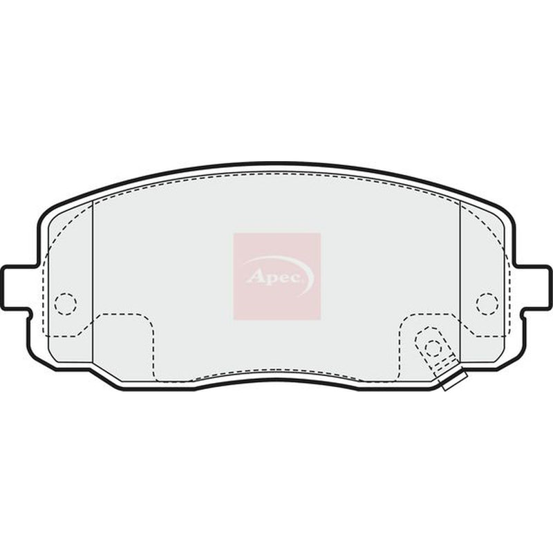 Apec Front Brake Pad Set PAD1458