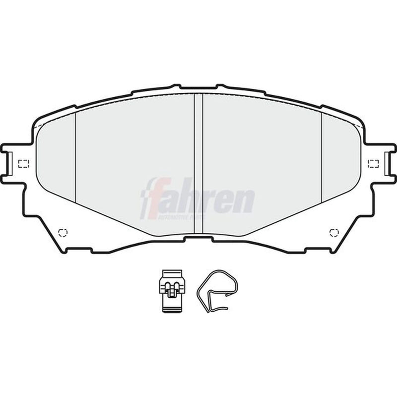 Fahren Front Brake Pad Set FBP3735