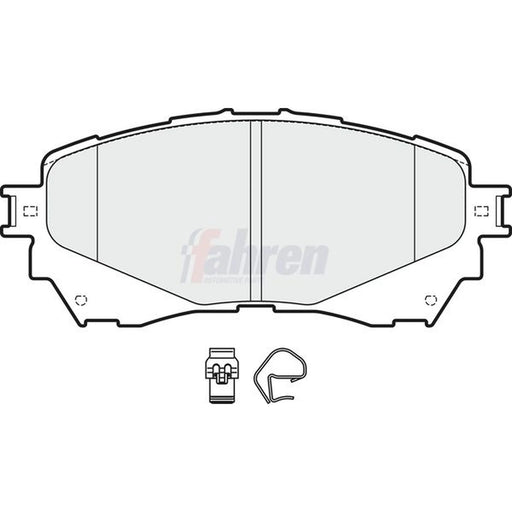 Fahren Front Brake Pad Set FBP3735