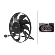 Hella Engine Cooling Fan Left 8EW 366 420-061