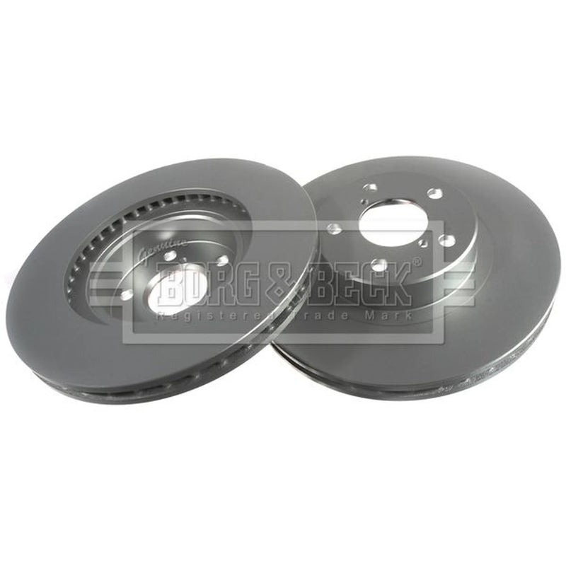 Borg & Beck 2 x Vented Front Brake Discs BBD5103