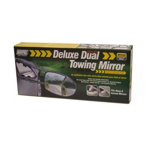 Maypole Towing Extension Mirror - Deluxe Dual Glass Maypole  - Town Parts