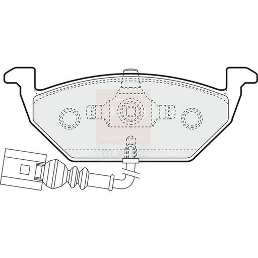Apec Front Brake Pad Set PAD1109B