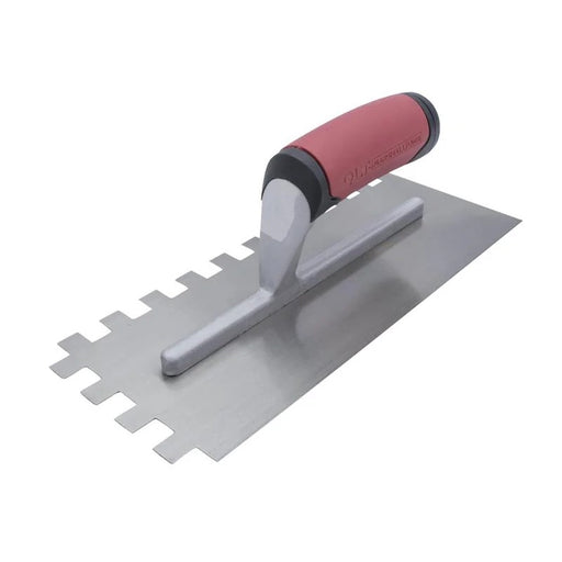 Marshalltown 13mm QLT Square Notched Trowel, Soft Grip Handle - MNT670