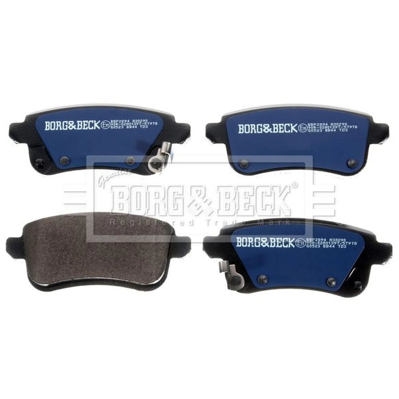 Borg & Beck 4 x Rear Brake Pad Set BBP2894