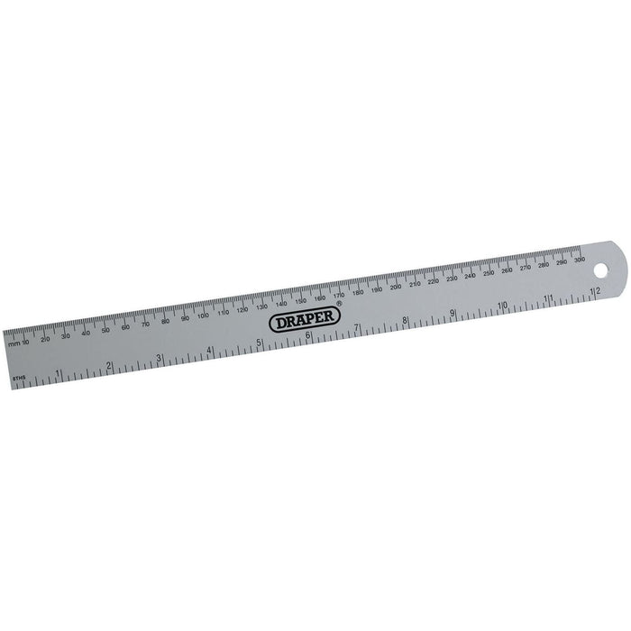 Draper Aluminium Rule, 300mm/12" 52191 Draper  - Town Parts
