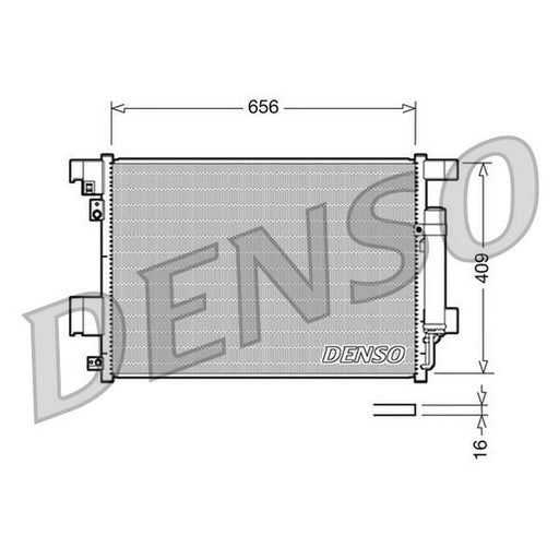 Denso Air Conditioning Condenser DCN21001