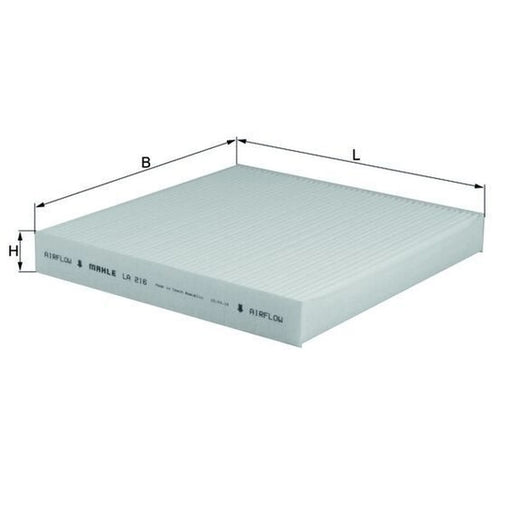 Mahle Cabin Air Filter (Pollen Filter) LA 216
