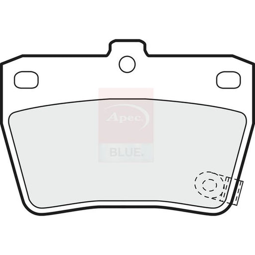 Apec Rear Brake Pad Set PD3138