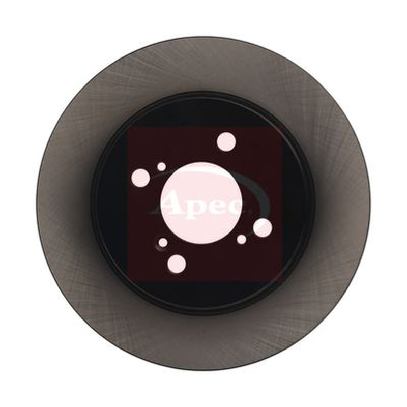 Apec 2 x Solid Rear Brake Discs DSK2870
