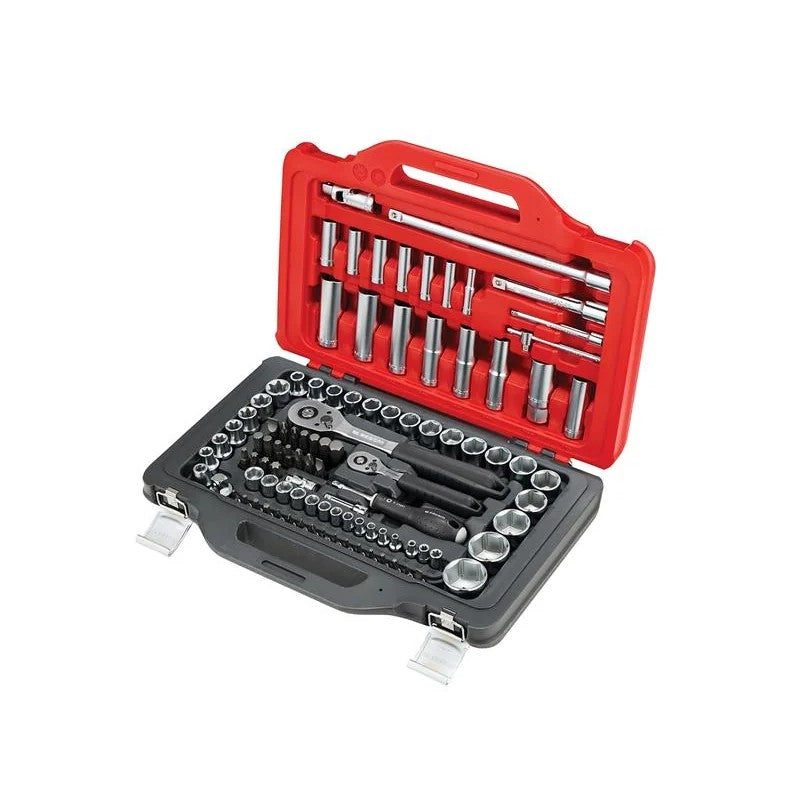 Facom 1/4in & 1/2in Drive Socket Set, 100 Piece - RSL.151-EP100PB