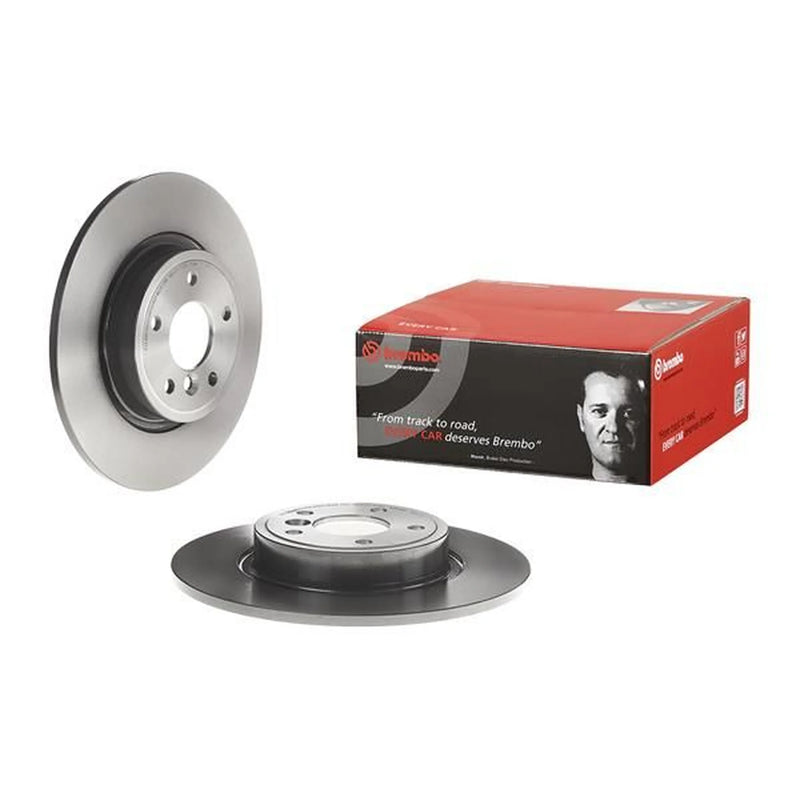 Brembo 2 x Solid Rear Brake Discs 08.C208.21