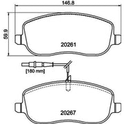 DON Front Brake Pad Set PCP1264