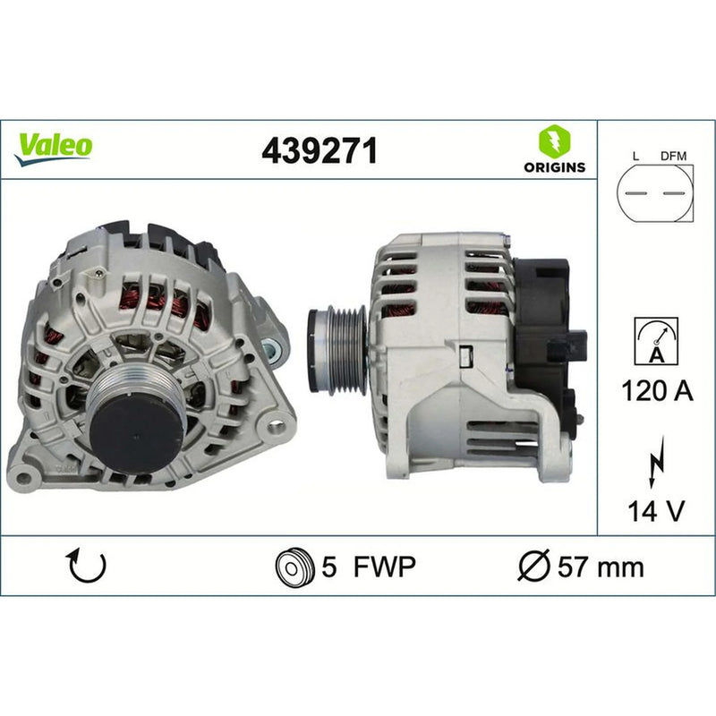 Valeo Car Alternator 12V 439271