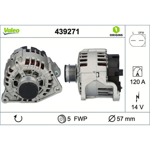 Valeo Car Alternator 12V 439271