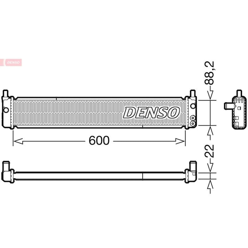 Denso Engine Radiator DRM50135