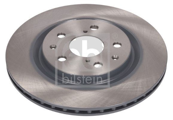 Febi 2 x Brake Disc Set Internally Vented Rear
