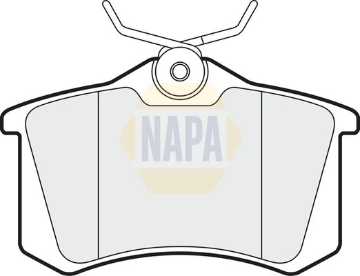 NAPA Front Vented & Rear Vented Brake Discs & Pads fits AUDI FORD OPEL