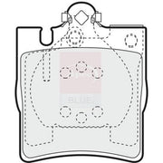 Apec Rear Brake Pad Set PD3326