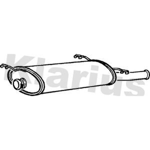 Klarius Box With Tail Pipe Rear CN483G