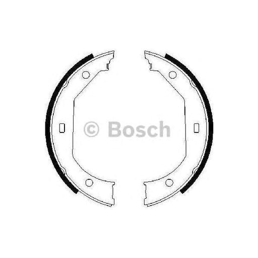 Bosch Brake Shoe Bs845 Fits Bmw 3 320D Efficient Dynamics - 2.0 - 04-11 09864876 Bosch  - Town Parts